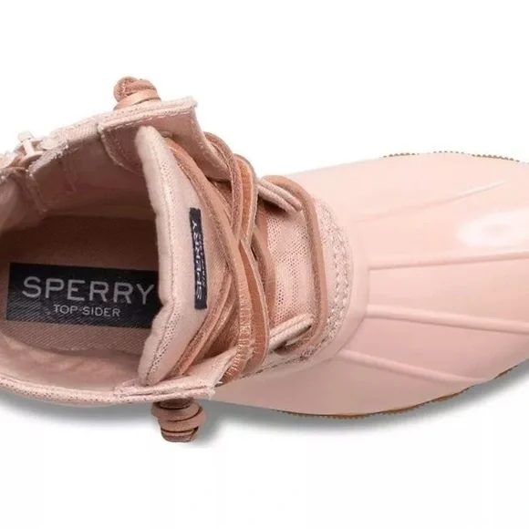 Sperry Kids Pink Duck Boots - Picture 3 of 12